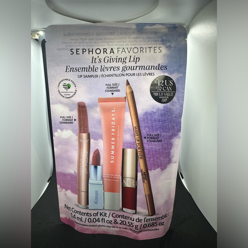 🆕 Sephora favorites 👄 It’s giving lip 👄 5 pc. sampler Summer Fridays, Tarte